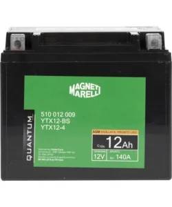 A Buon Prezzo Magneti marelli batteria moto e scooter 12ah 12v 140a tecnologia agm sigillata polo positivo sinistro